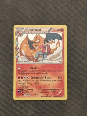 Charizard Pokémon Card – Red & Orange Artwork